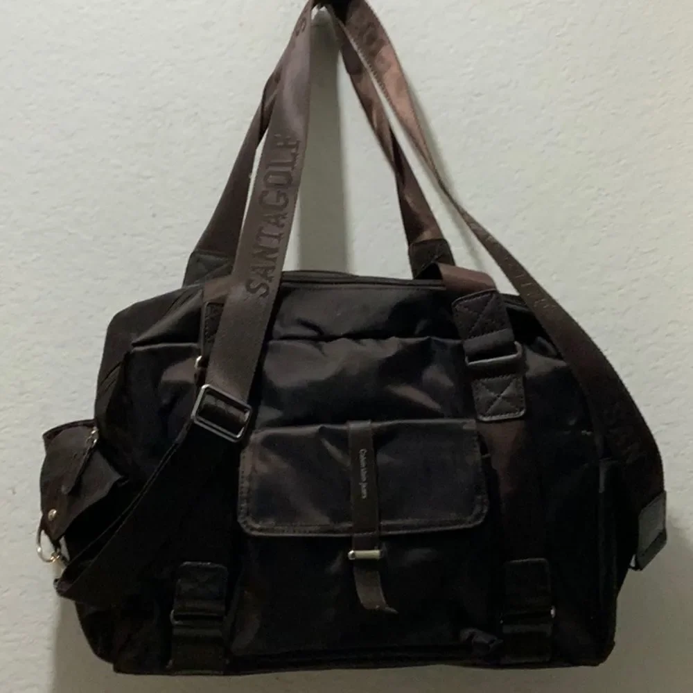 New Calvin Klein Duffel Bag Weekender Bag Brown